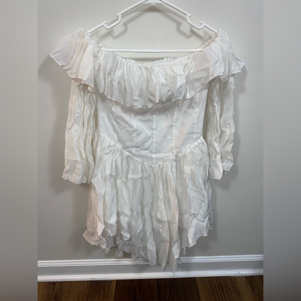 White puffy dress